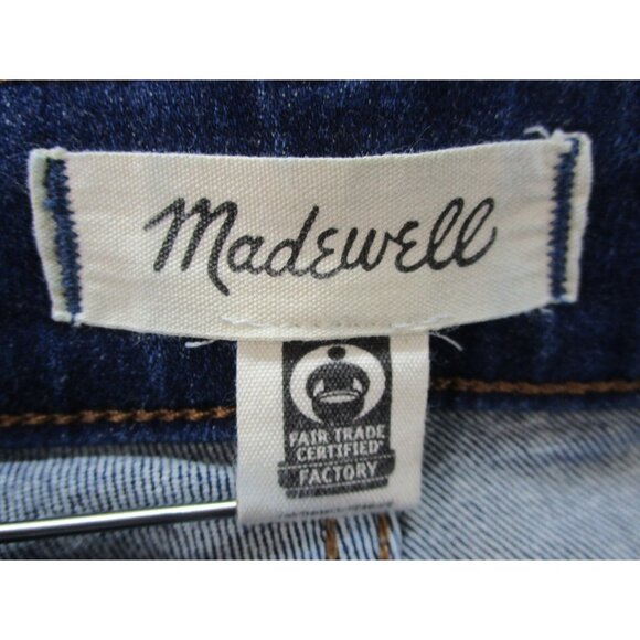 MADEWELL Curvy Fit Blue Stretch Denim High-Rise 5-Pockets Skinny Jeans Sz 27 - Picture 8 of 9